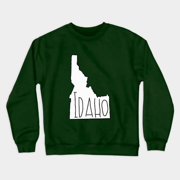 The State of Idaho - no color Crewneck Sweatshirt by loudestkitten